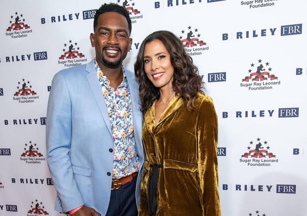 Kristen Bellamy with husband