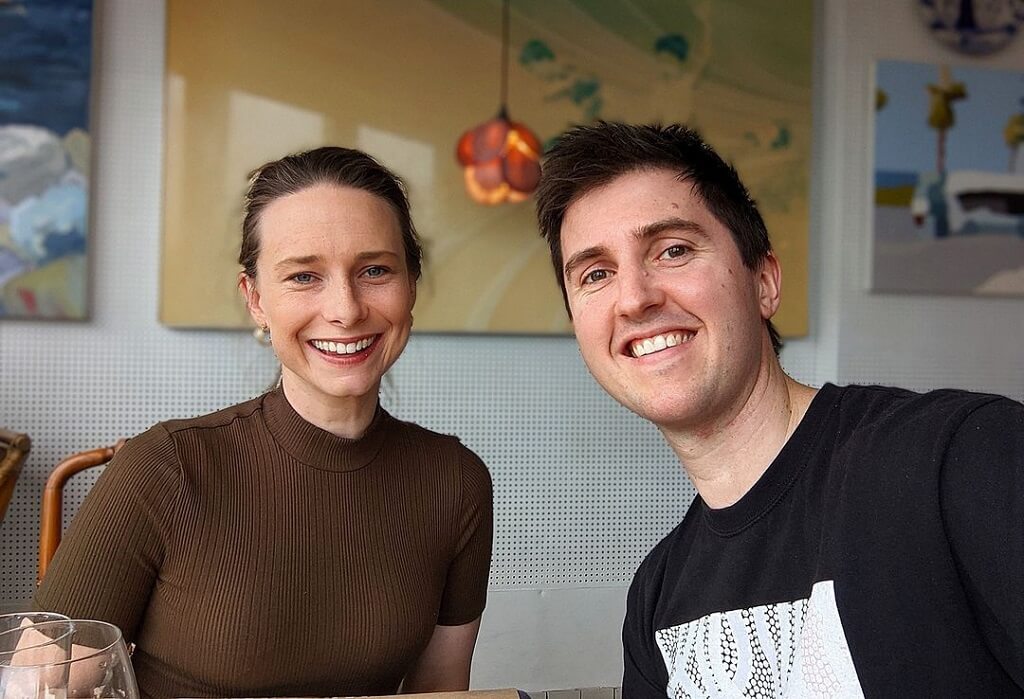 Josh Niland image and wife