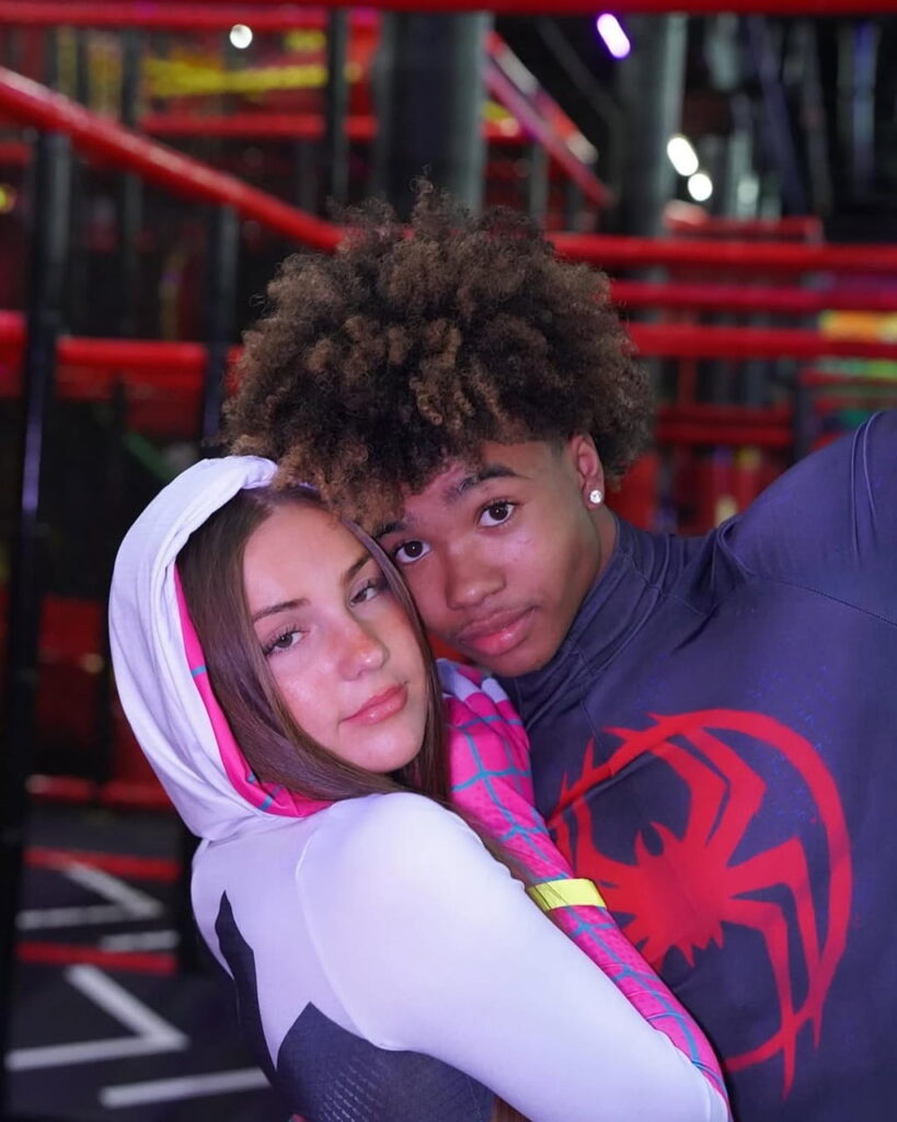 Capri Jones with his girlfriend