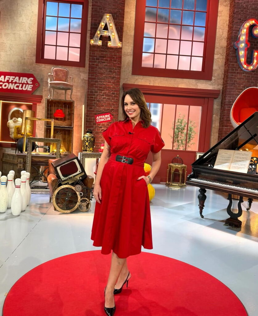 Julia Vignali during hosting Affaire Conclue