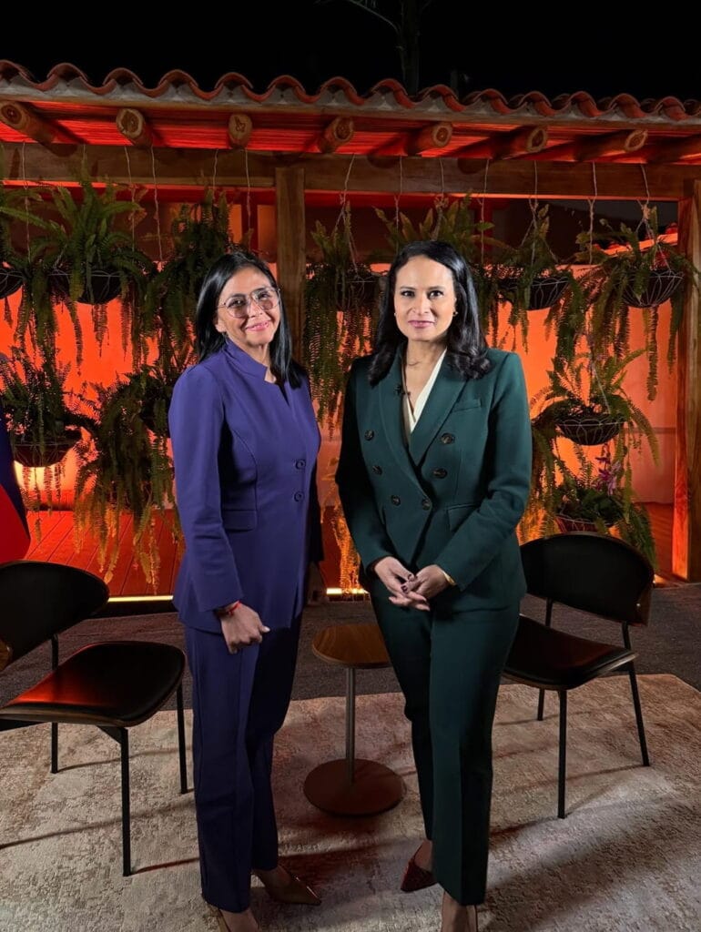 Kristen Welker with her friend