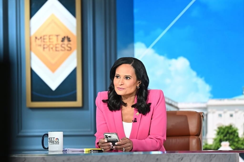 Kristen Welker at news channel